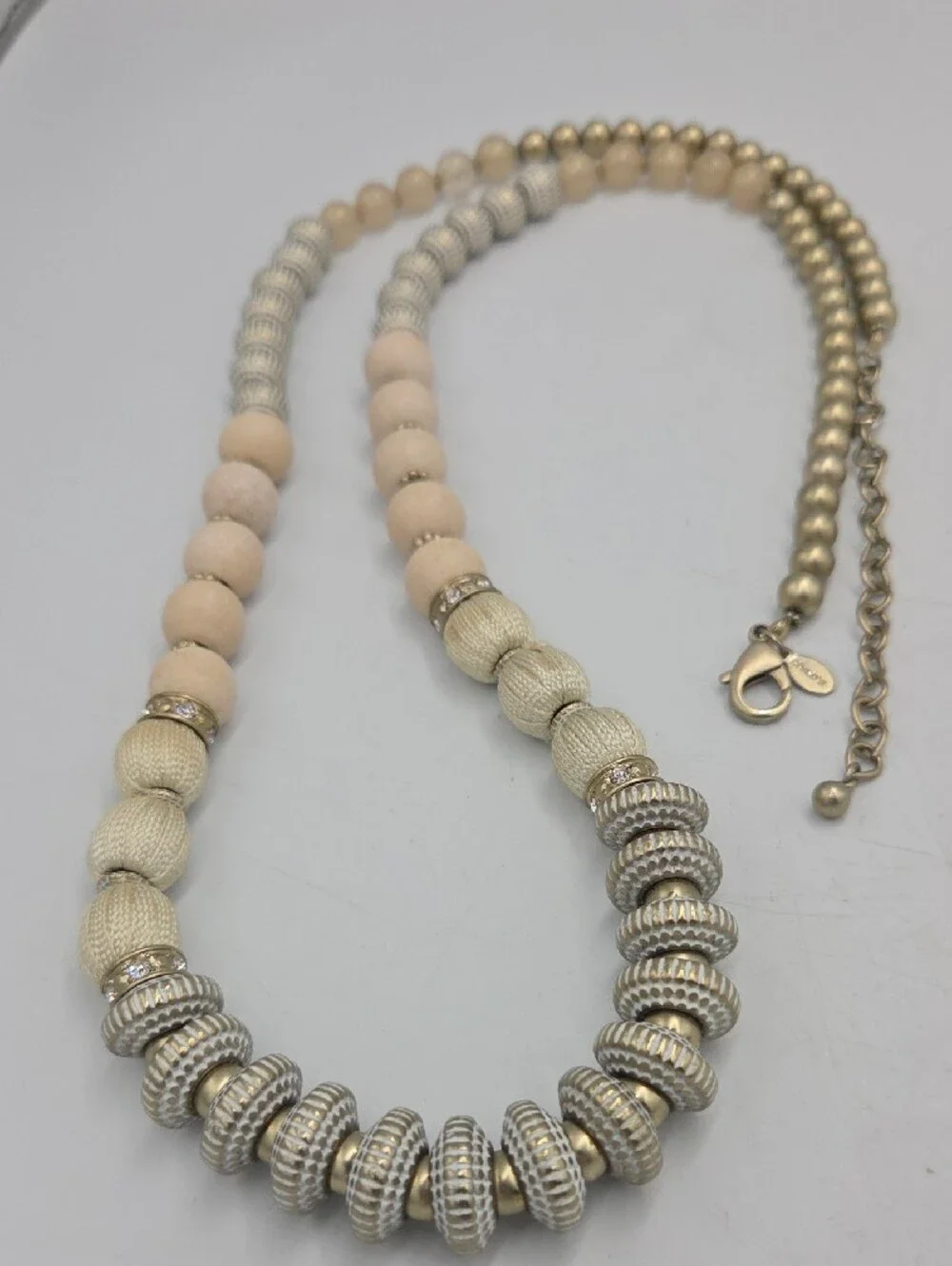 Chico's Neutral Bead Necklace